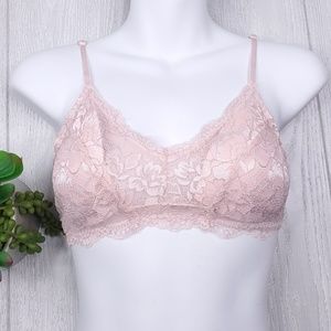 Free Press Removable Pads Lace Bralette NWOT